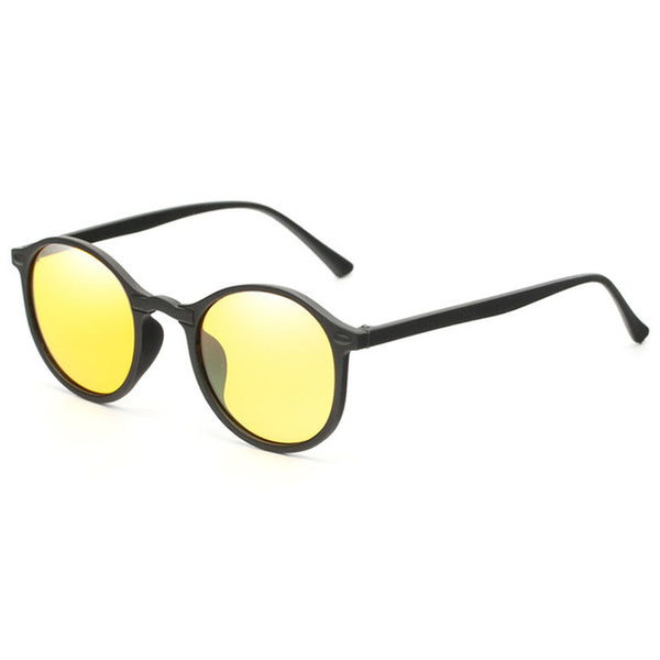 Round Polarized Sunglasses Retro Men