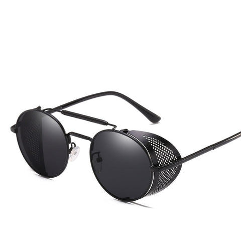 MuseLife Retro Round Metal Sunglasses UV Protection