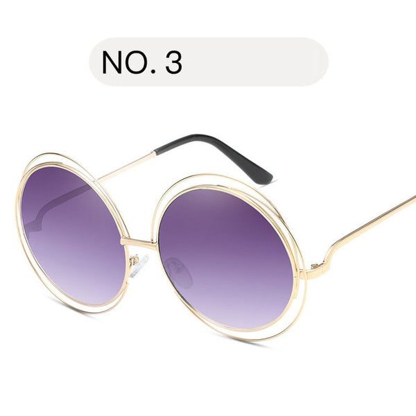 Oversized Round Sunglasses Fashion Women