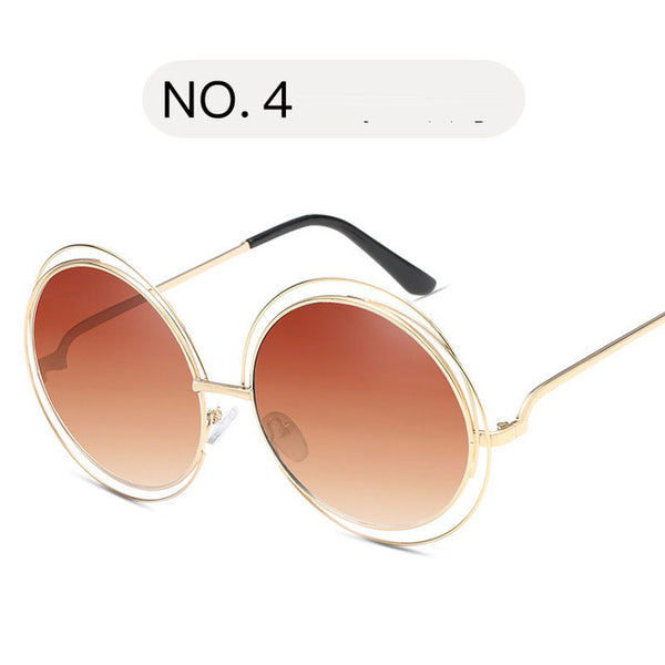 Oversized Round Sunglasses Fashion Women