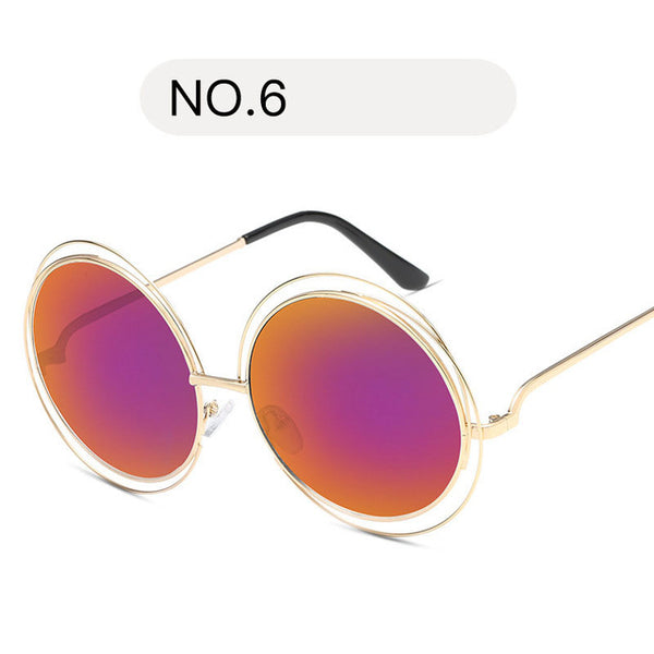 Oversized Round Sunglasses Fashion Women
