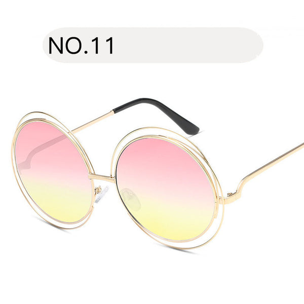 Oversized Round Sunglasses Fashion Women