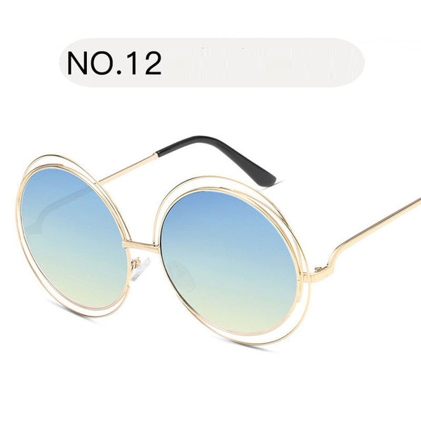 Oversized Round Sunglasses Fashion Women