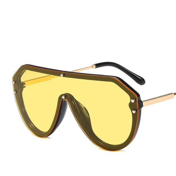 2019 New F Watermark One-piece Woman Sunglasses