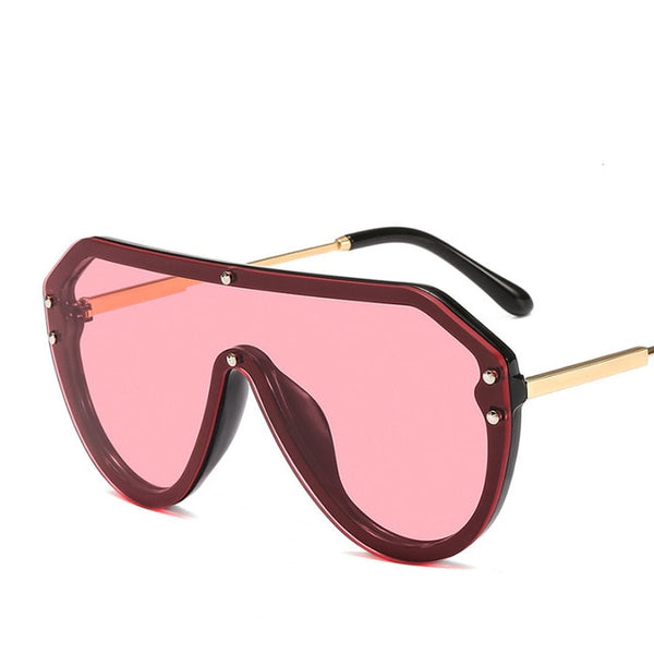 2019 New F Watermark One-piece Woman Sunglasses