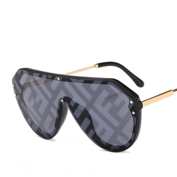 2019 New F Watermark One-piece Woman Sunglasses