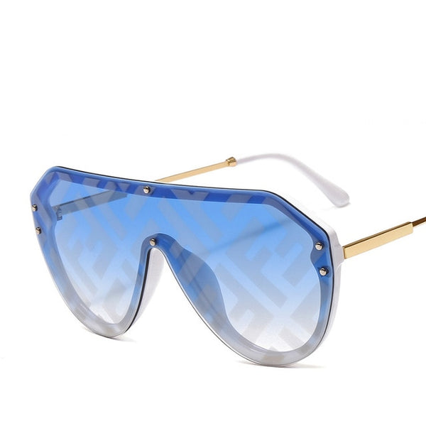 2019 New F Watermark One-piece Woman Sunglasses