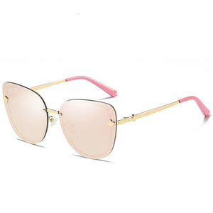 2019 Cat Eye Sunglasses Women Retro Polarized Pink