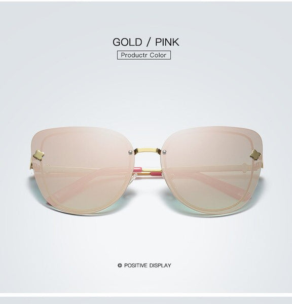 2019 Cat Eye Sunglasses Women Retro Polarized Pink