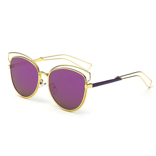 Queen College Cat Eye Sunglasses Women High Quality